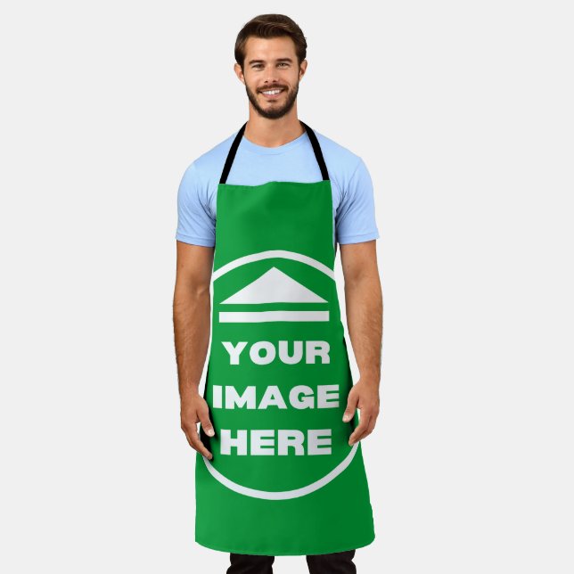 Apron - Personalized - Add Image / Text  (Worn)