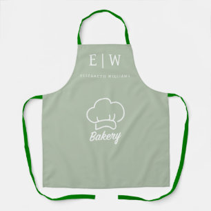 Apron   Personalized Bakery Chef Hat Logo