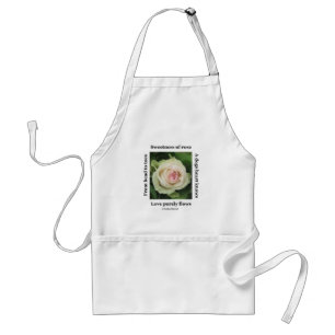 Apron Poetic Rose By Ladee Basset