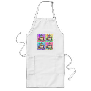 Apron - Pop Art Hot Dog with Chips and a Drink