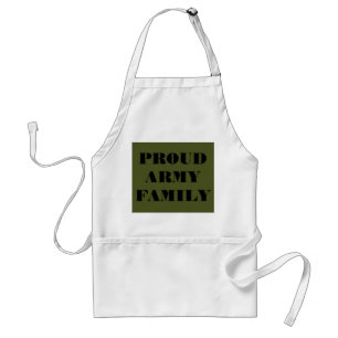 Apron Proud Army Family
