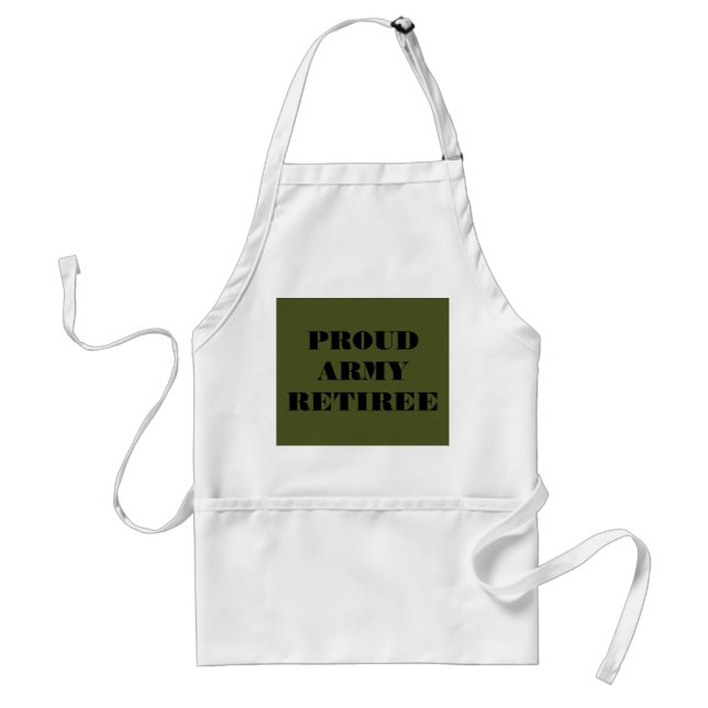 Apron Proud Army Retiree (Front)