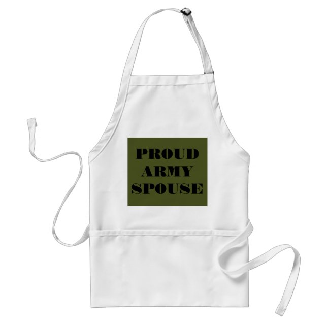 Apron Proud Army Spouse (Front)
