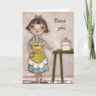 Apron Strings -  Greeting Card