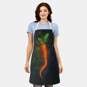 Apron with carrots