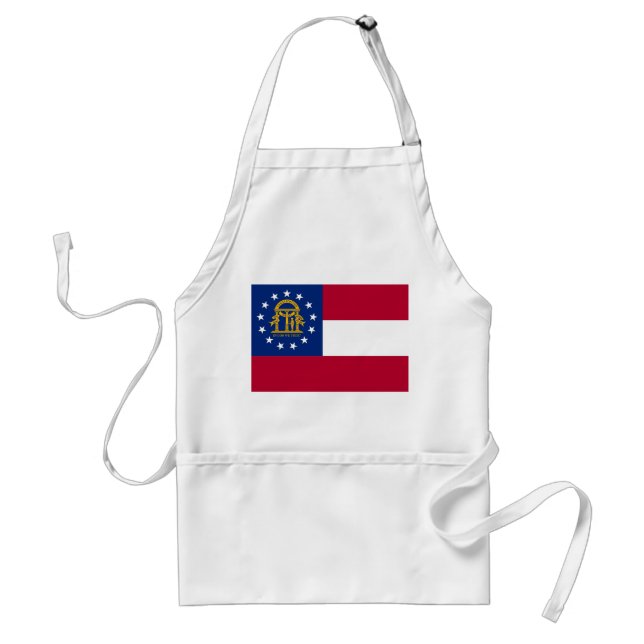 Apron with Flag of Georgia, U.S.A. (Front)