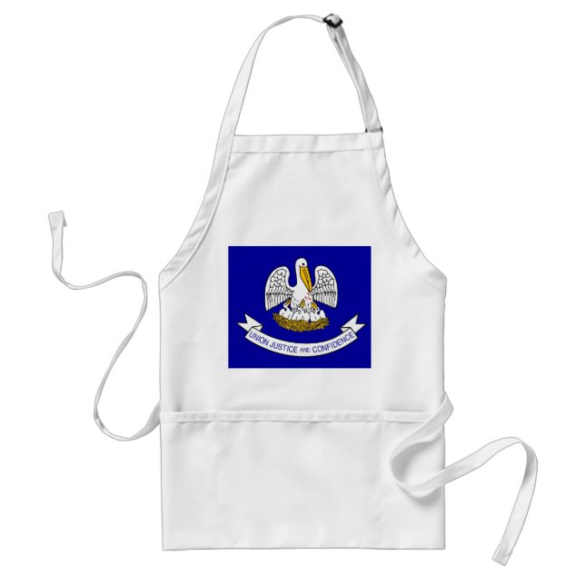 Apron with Flag of Louisiana, U.S.A. (Front)