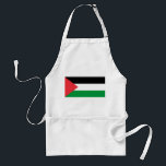 Apron with Flag of Palestine<br><div class="desc">Add a flavorful touch of Palestinian pride to your kitchen with our exclusive apron featuring the flag of Palestine! Crafted with meticulous attention to detail, this apron is more than just a cooking accessory; it’s a celebration of Palestinian heritage and cultural pride. The vibrant design prominently displays the iconic Palestinian...</div>