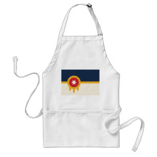 Apron with Flag of Tulsa, Oklahoma