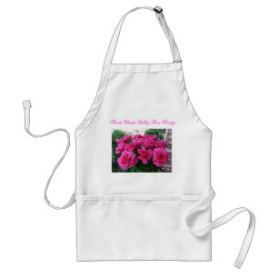 Apron with Pink Roses