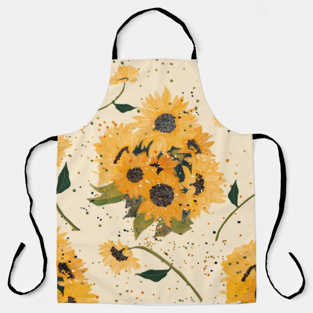 Apron with sunflowers (Front)