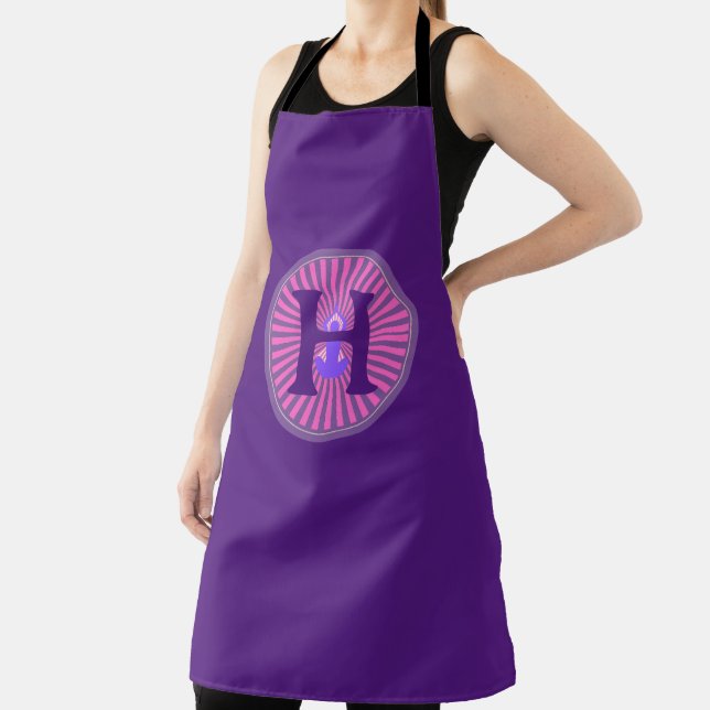 Apron - Yoga Zen - Personalized - Add Initial (Insitu)