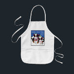 Aprons Children's Happy Hamookkah<br><div class="desc">A Hanukkah children's apron. This "Happy Hamookkah" makes a wonderful gift for any child this Chanukah. Use it for baking, crafts or play to make any child's day! Personalize by deleting text and adding your own. Choose your favourite font style, colour, and size. There are several different apron colours and...</div>