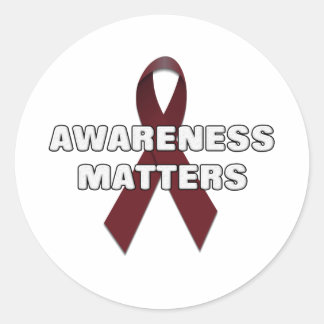 APS Awareness Items Classic Round Sticker
