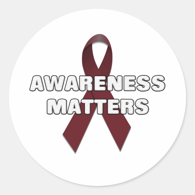 APS Awareness Items Classic Round Sticker (Front)