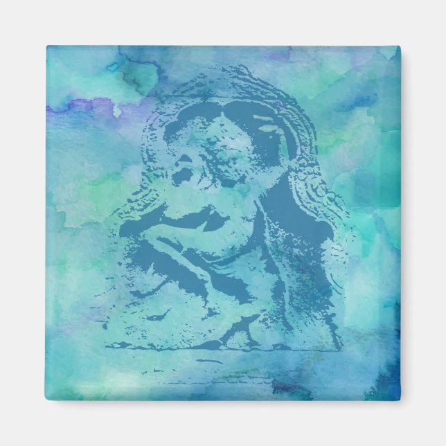 Apsara Blue Magnet (Front)