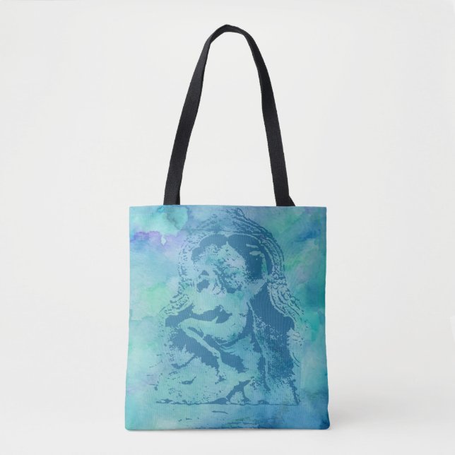 Apsara Blue Tote Bag (Front)