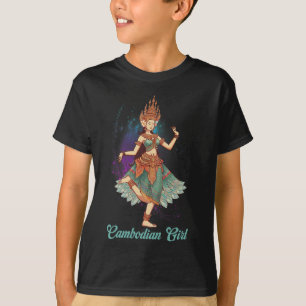 Apsara Dancing Cambodian Dance Khmer Queen Cambodi T-Shirt