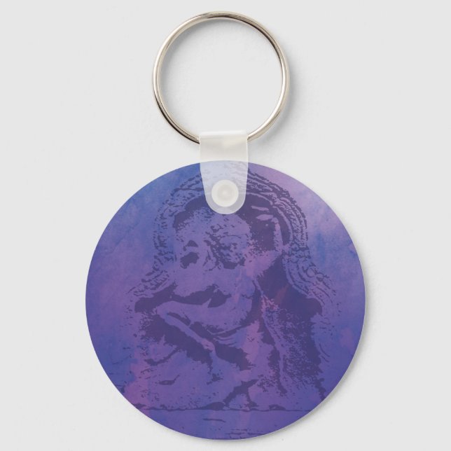 Apsara - Purple Keychain (Front)