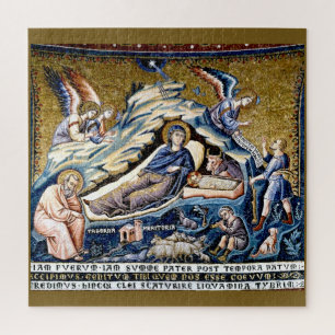 Apse:  3. Nativity of Christ by Pietro Cavallini Jigsaw Puzzle