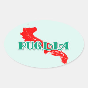 Apulia Oval Sticker