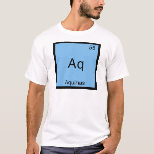 Aq - Aquinas Funny Element Chemistry Symbol Tee
