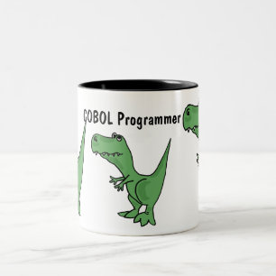 AQ- COBOL Programmer Dinosaur Mug
