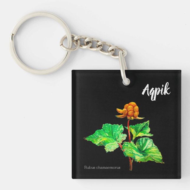 Aqpik, cloudberry keychain (Front)