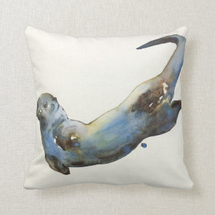 Aqua 2014 throw pillow