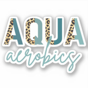 Aqua Aerobics Cheetah print Aqua aerobics gifts