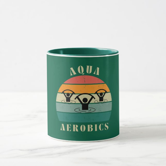 aqua aerobics mug (Center)