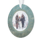 Aqua and Gold Fairy Lights | Two Family Photos