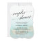 Aqua and Gold Watercolor Beach Couples Shower