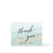 Aqua and Gold Watercolor Beach Thank You Card