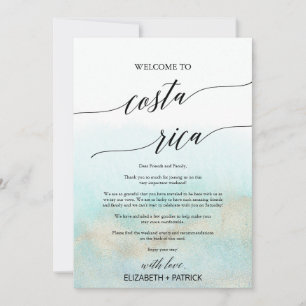 Aqua Beach Costa Rica Welcome Letter & Itinerary