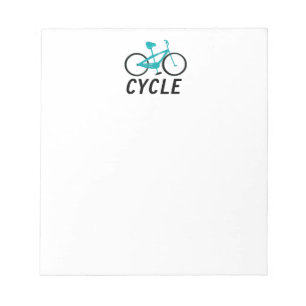 Aqua Bicycle - Cycle Notepad