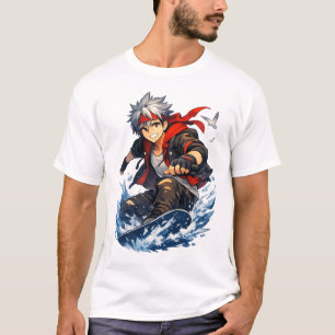 Aqua Blaze Surfer Hero T-Shirt
