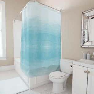 Aqua Bliss Watercolor Ombre    