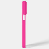 Aqua blue custom name script bold hot pink Case-Mate iPhone case (Back / Right)
