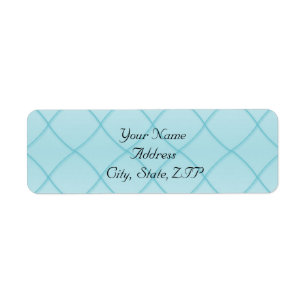 Aqua Blue Diamond Pattern