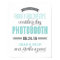 Aqua Blue Gray Custom Wedding Photo Booth Sign