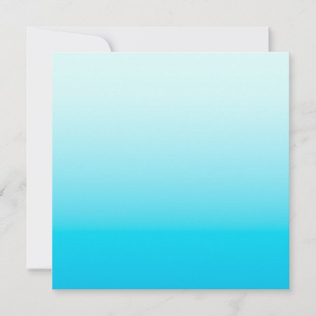 Aqua blue ombre background (Front)