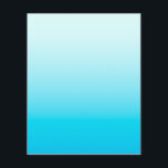 Aqua blue ombre background flyer<br><div class="desc">Blue aqua gradient colours.</div>