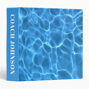 Aqua Blue Swimming Pool Photo Binder
