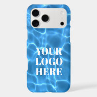 Aqua Blue Swimming Pool Photo for Your Logo