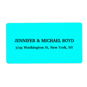 Aqua Blue Unique Retro Style Classical Family