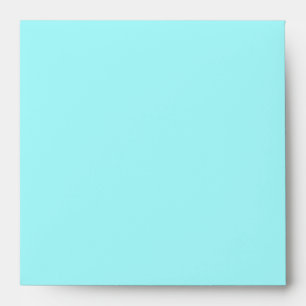 Aqua, Brown, Enveloppe en damas Floral Blanc