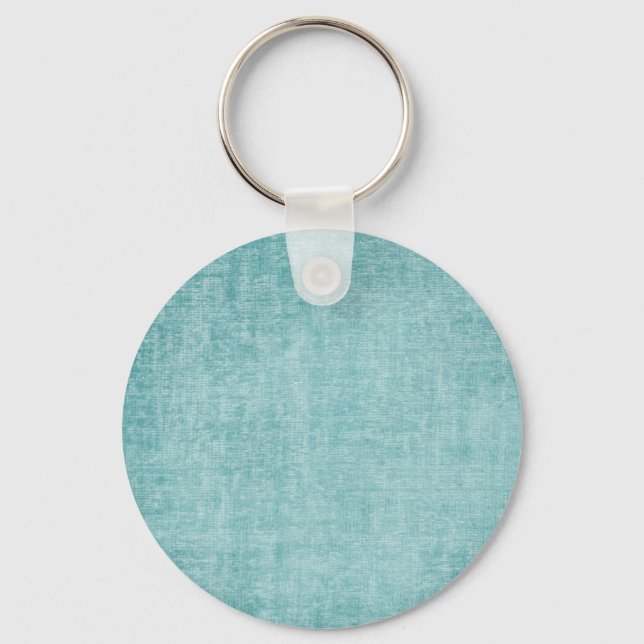 Aqua Chenille Keychain (Front)