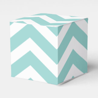 Aqua Chevron Box