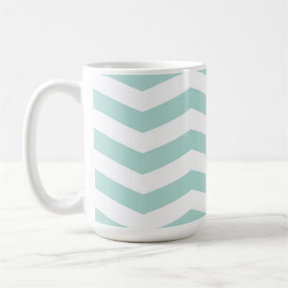 Aqua Chevron Mug